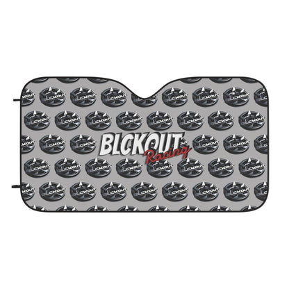 Custom Car Sun Shades with Bold Graphic Design - UV Protection & Style for Your Ride