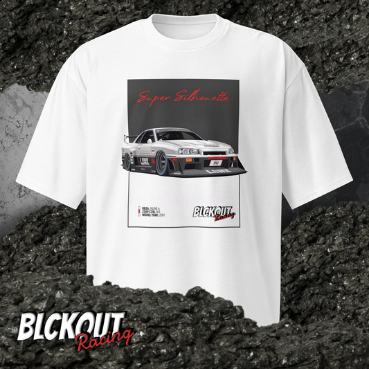 Nissan Skyline Silhouette - Oversized heavyweight tee